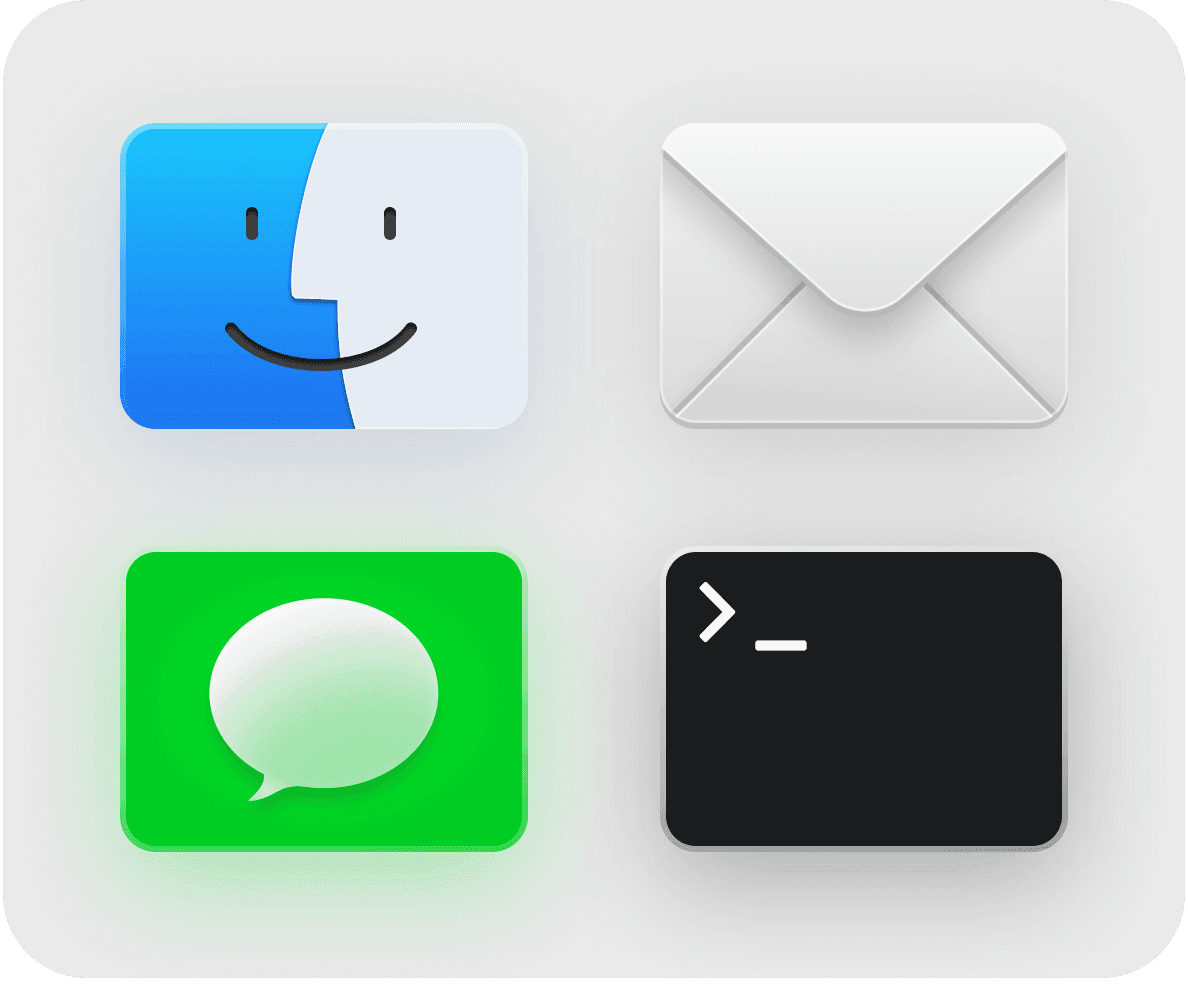 Big Sur Mac icons